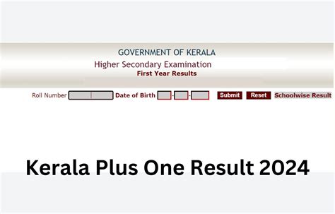DHSE Kerala +1 Result 2024: Website to check Plus One results .